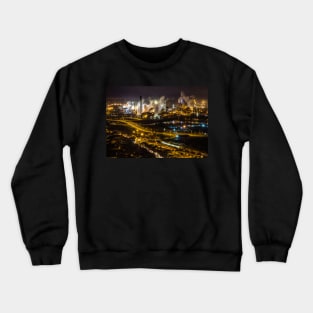 The Beast in the Night - Port Talbot Steelworks, South Wales - 2013 Crewneck Sweatshirt